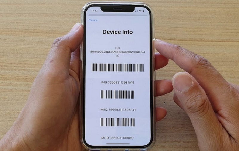 tìm điện thoại bằng IMEI