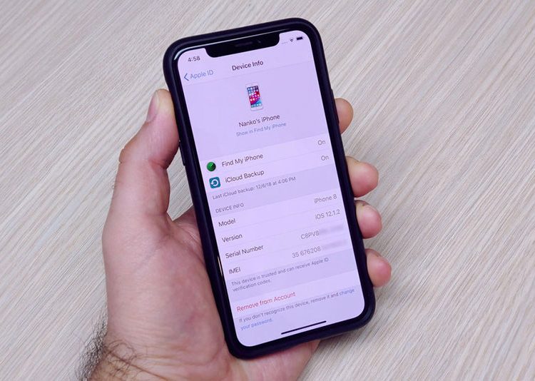 tìm điện thoại bằng IMEI