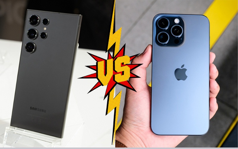 So sánh iPhone và Samsung chi tiết