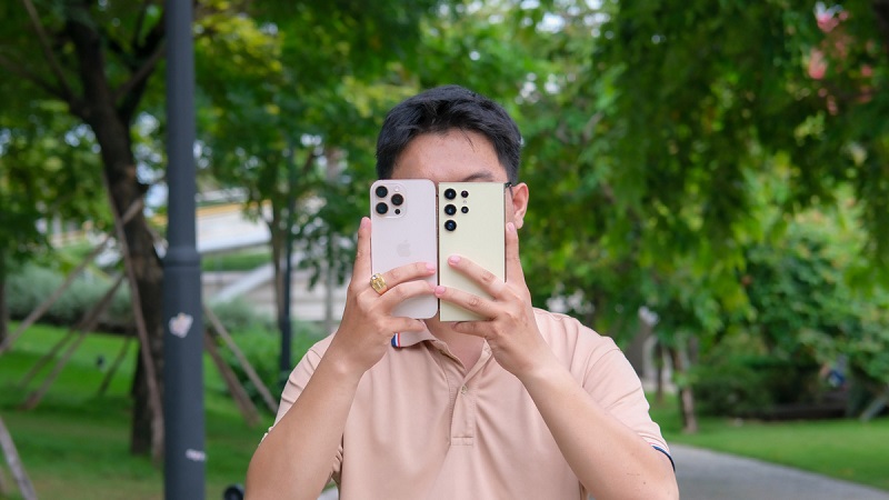 So sánh hiệu suất quay video samsung và iphone