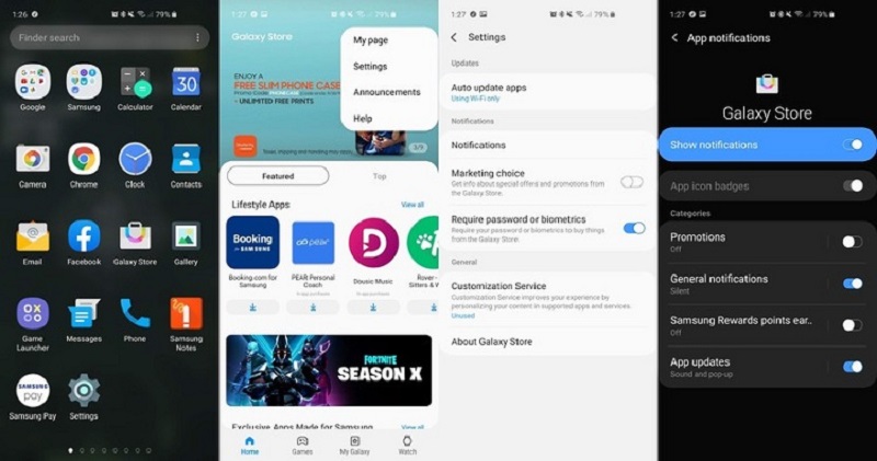 Cách tắt quảng cáo trên màn hình khóa Samsung