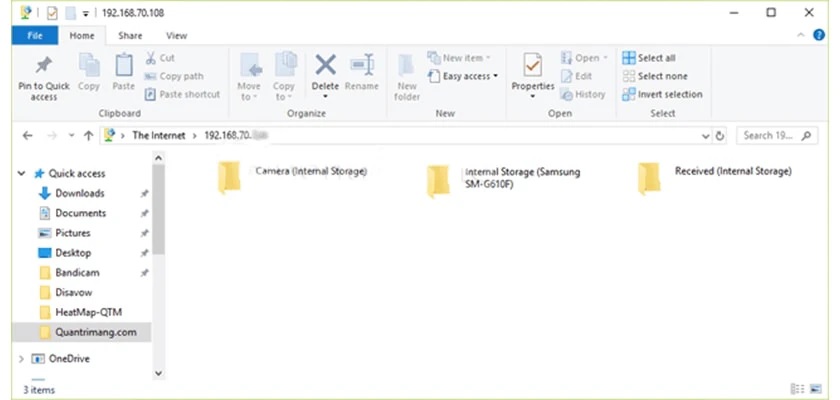Kết nối điện thoại với máy tính qua wifi