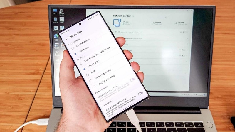 Kinh nghiệm kết nối điện thoại với máy tính bằng cáp USB