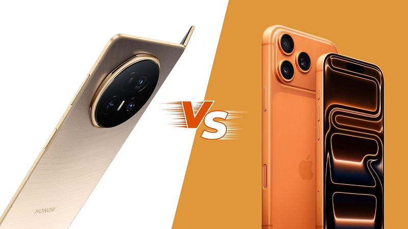 So sánh Honor Magic V5 vs iPhone 17 Pro Max qua camera