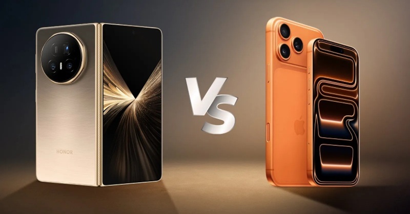 Honor Magic V5 vs iPhone 17 Pro Max
