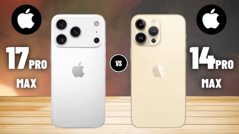 So sánh iPhone 17 Pro Max và iPhone 14 Pro Max qua hiệu năng