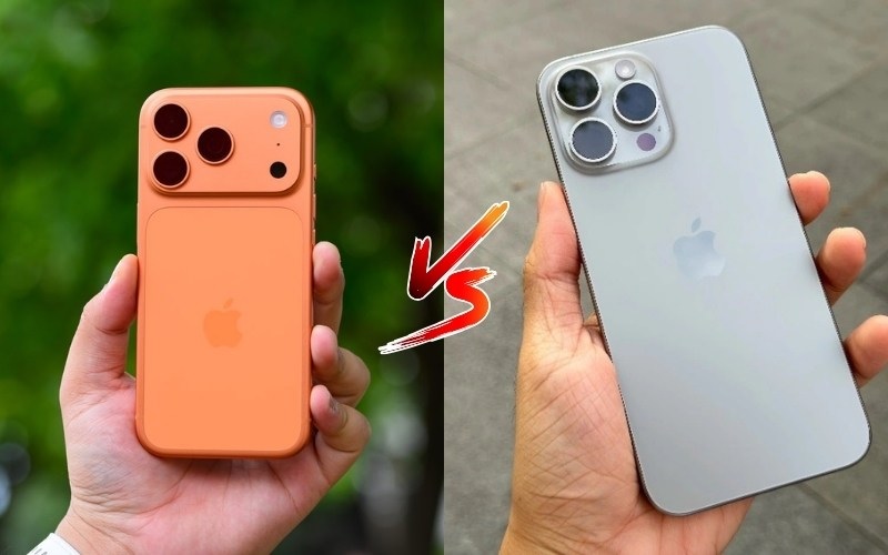 So sánh iPhone 17 Pro Max và iPhone 15 Pro Max qua camera