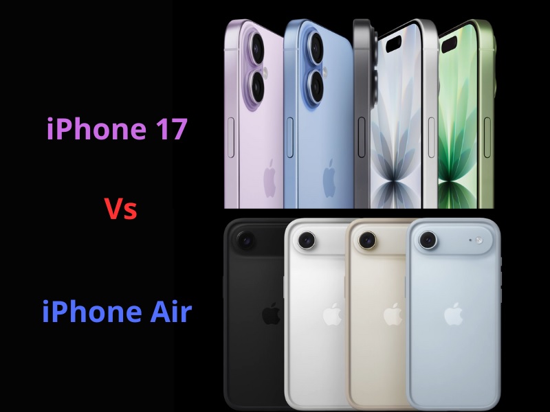 So sánh iPhone 17 vs iPhone 17 Air