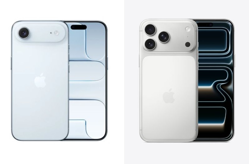 So sánh iPhone Air và iPhone 17 Pro Max qua camera